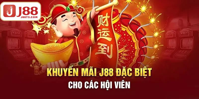Khuyến mãi J88 hoàn cược thua lên tới 1,5%